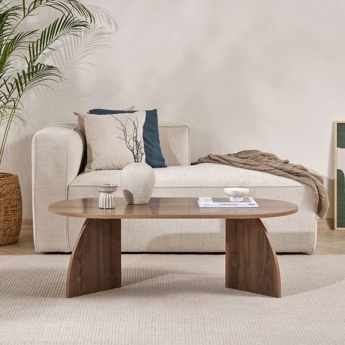 Nordure Melina - Venezia Walnut Mesa de Centro